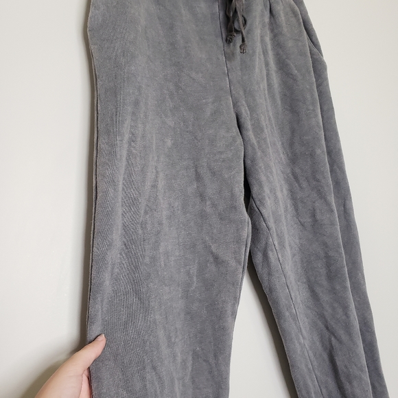 Lulus Boat House Grey Drawstring Joggers xs - Picture 3 of 7